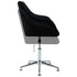 Swen Studio -  Swivel Dining Chairs 6 pcs Black Fabric (UK/IE/FI/NO only) (6x331504)